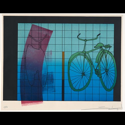 Bicicleta azul